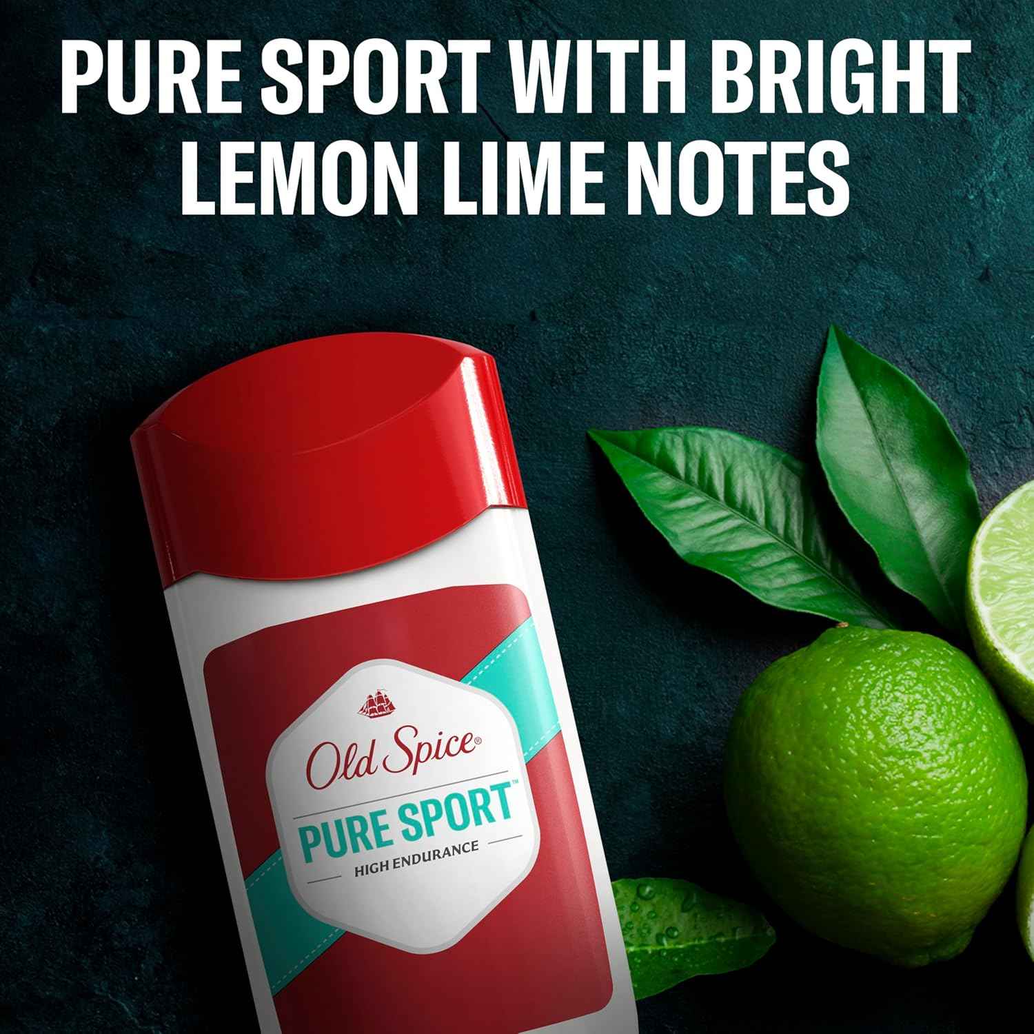 Old Spice Antiperspirant Deodorant For Men, High Endurance, 24/7 Sweat Defense & Odor Protection, 24/7 Freshness & Lasting Scent, Pure Sport Scent, 3.0 oz