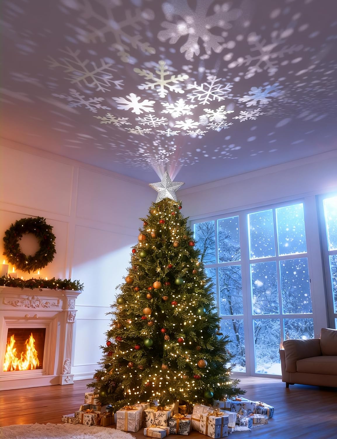 DG-Direct_Christmas_Tree_Topper_Lighted_Star_[Silver],3D_Hollow_Sparkling_Star_Christmas_Tree_Topper_with_Rotating_Magic_Cool_White_Snowflake_Projector_for_Christmas_Tree_Ornament_(Silver)