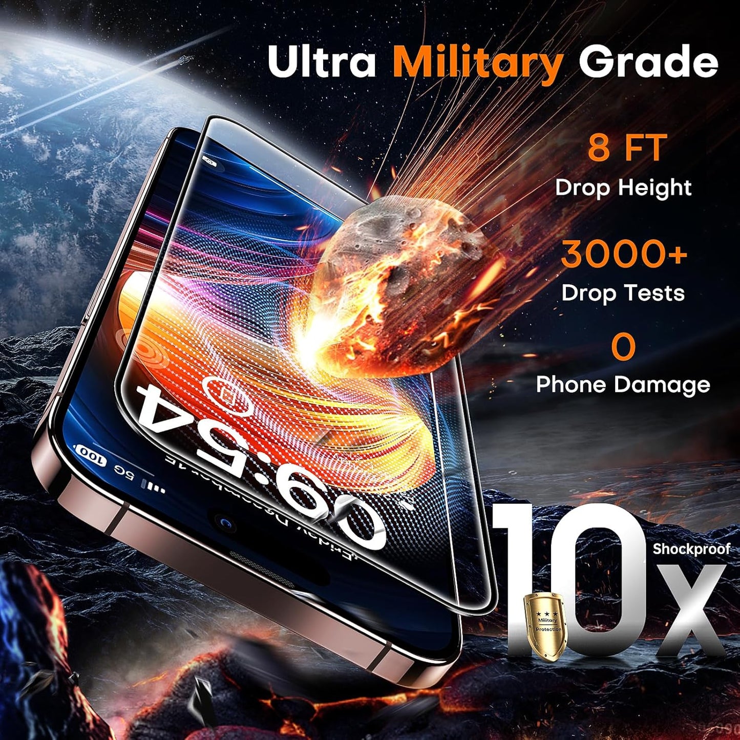 TOCOL_for_iPhone_16_Pro_Max_Screen_Protector,_9H_Hardness_Military_Grade_Shatterproof_HD_Tempered_Glass_Full_Coverage_Easy_Installation_Case_Friendly_2_Pack