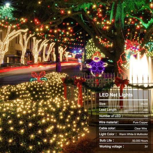 Christmas_Net_Lights_Battery_Operated,_Dual_Color_Changing_100_LED_Bush_Net_Lights_5Ft_x_5Ft_Mesh_Light_with_Remote_for_Wedding_Garden_Backyard_Decor_(Warm_White_&_Multicolor)