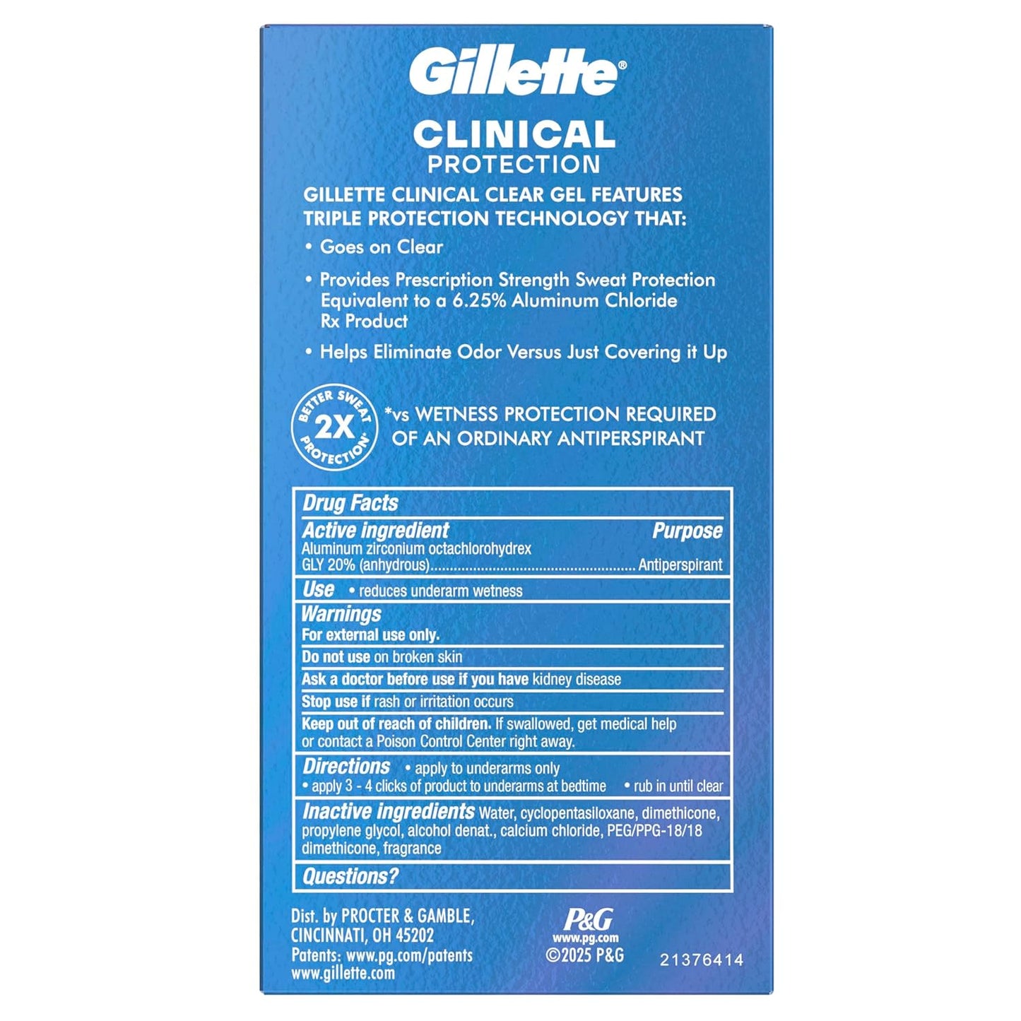 Gillette_Clinical_Antiperspirant_and_Deodorant_for_Men,_100HR_Sweat_&_Odor_Protection,_Long_Lasting_Freshness,_Anti-White_Mark_Technology,_Clear_Gel,_Cool_Wave_Scent,_1.6_oz_(Pack_of_3)
