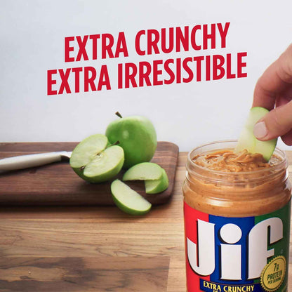 Jif Extra Crunchy Peanut Butter, 28-Ounce Jar