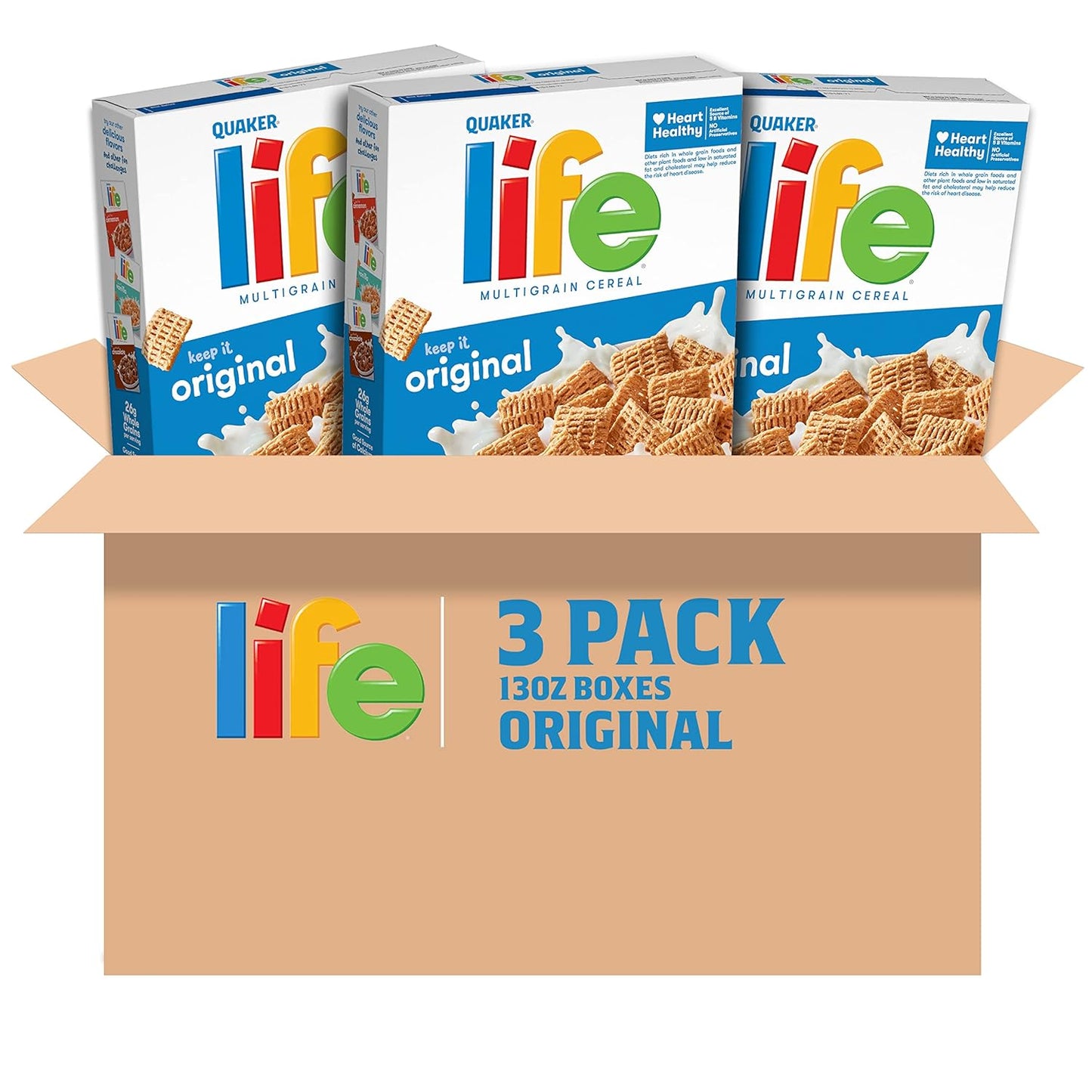 Quaker_Life_Breakfast_Cereal,_Original,_13oz_Boxes_(3_Pack)