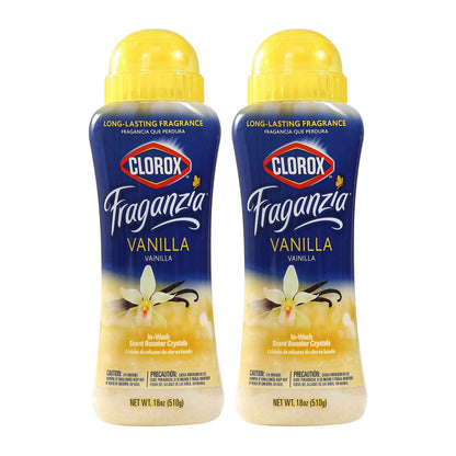 Clorox Fraganzia Laundry Scent Booster Crystals, In-Wash Fragrance Beads for Fresh-Smelling Clothes & Linens, Safe for All Fabrics & Colors, Easy-Pour Bottle