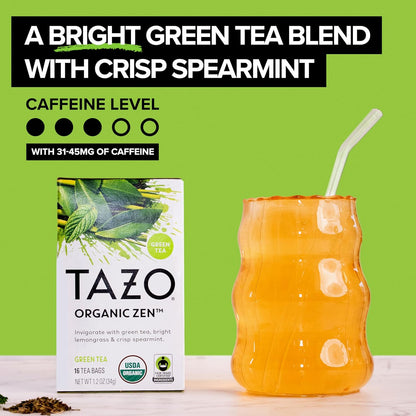 TAZO_Organic_Zen_Green_Tea,_Caffeinated_Tea_with_Refreshing_Lemongrass_&_Spearmint,_16_Total_Bags