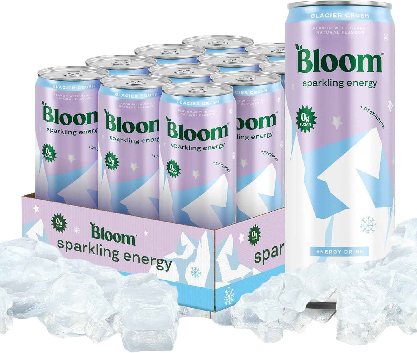 Bloom Nutrition Sparkling Energy Drink - Natural Caffeine, Zero Sugar, 180mg - Antioxidant-Rich with Green Coffee Bean, Green Tea Extract, Prebiotics