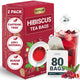 Hibiscus Tea - 80 Tea Bags (Pack of 2)
