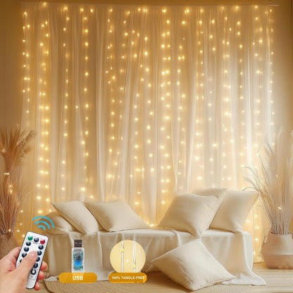 Fairy_Curtain_Lights_Upgraded_Tangle-Free_Warm_White_USB_Plug_in_8_Modes_String_Hanging_Lights_with_Remote_for_Christmas,_Bedroom,_Indoor,_Outdoor,_Weddings,_Party_(6.6FTx6.6FT)