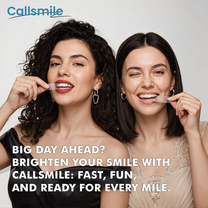 CALLSMILE_Whitening_Strips_for_Sensitive_Teeth:_16_Treatments_Gentle_Whitening_|_Enamel-Safe_|_Deep_Stains_Removal_|_Non-Slip_Dry_Strips_Daily_Oral_Care,_Mint_Sea_Salt