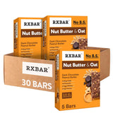 RXBAR Nut Butter and Oat Protein Bars, Protein Snacks, Snack Bars, Dark Chocolate Peanut Butter