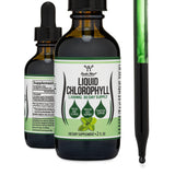 Chlorophyll Liquid Drops - for Digestion, Gut Health, Energy and Detox - Vegan Safe (Rich, Full Texture and Taste, Not Watered Down)