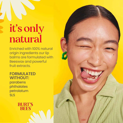 Burt's Bees Back To School Gift Ideas, Lip Balm - Lip Moisturizer With Responsibly Sourced Beeswax, Natural Origin Conditioning Lip Treatment