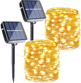 Joomer Solar Fairy Lights,  Solar String Lights Outdoor Waterproof 8 Lighting Modes for Patio Fence Party Garden Yard Home Holiday Tree Outdoor Decoration