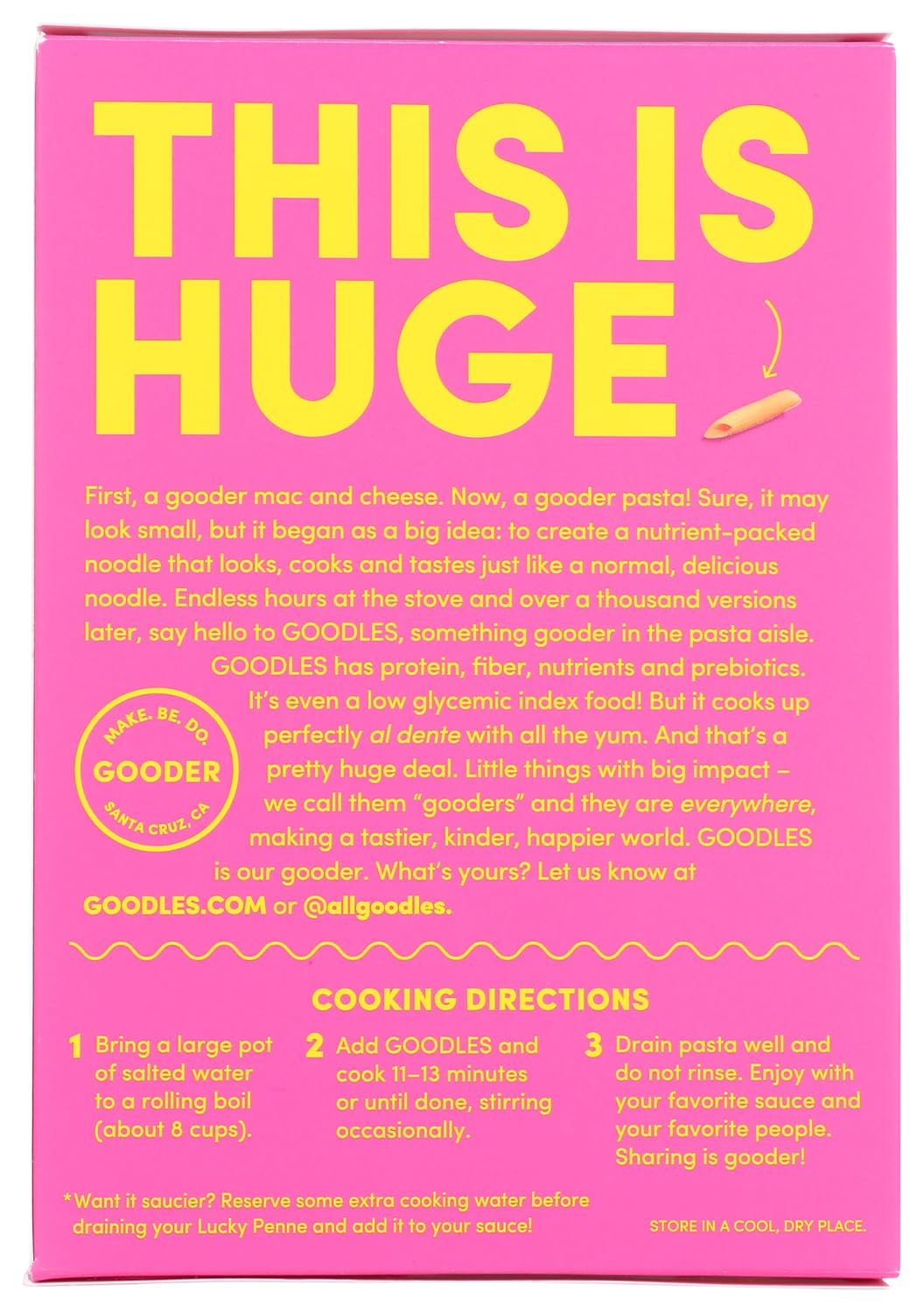 Goodles_Lucky_Penne_Pasta,_8_OZ