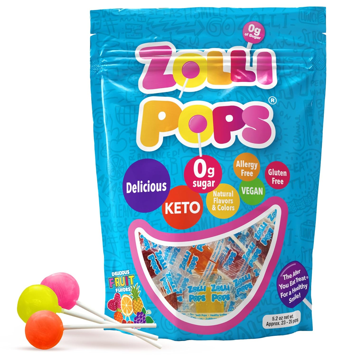 Zollipops_Clean_Teeth_Lollipops,_Anti_Cavity,_Sugar_Free_Candy_for_a_Healthy_Smile_Great_for_Kids,_Diabetics_and_Keto_Diet,_Natural_Fruit_Variety,_5.2oz_(packaging_may_vary)