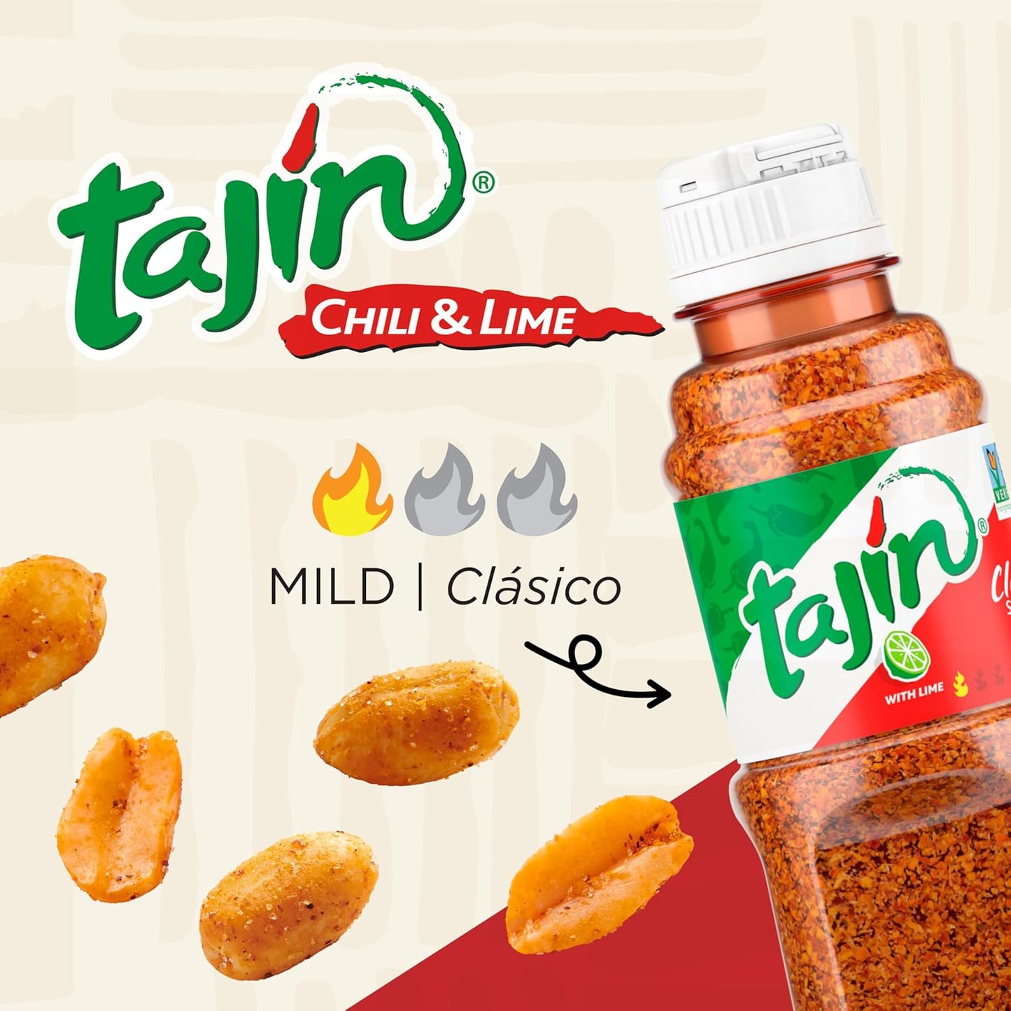 Snak_Club_Tajin_Peanuts,_Roasted_Nuts_with_Chili_and_Lime_Seasoning,_Mild,_Gluten-Free_and_Kosher_Snacks,_No_Artificial_Colors_or_Flavors,_No_Preservatives,_12_oz_Resealable_Bag