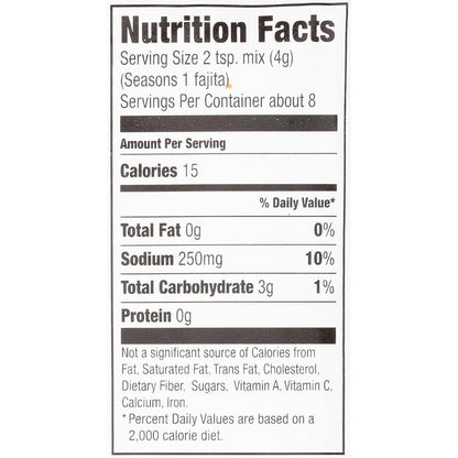 McCormick_Fajita_Seasoning_Mix,_For_Restaurant-Style_Fajitas_at_Home,_Chicken_Fajitas,_Steak_Fajitas,_Shrimp_Fajitas,_Veggie_Fajitas,_1.12_oz