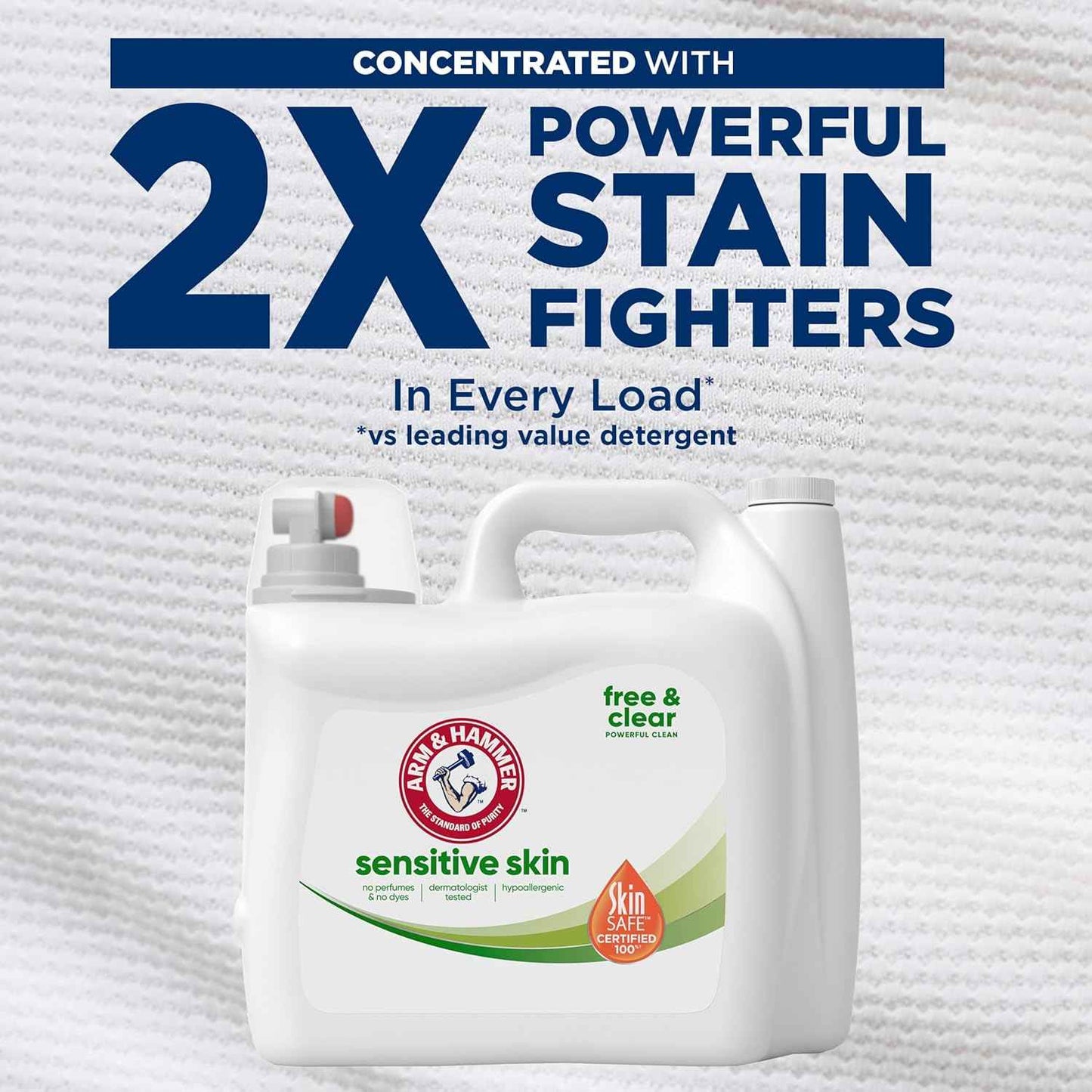 ARM & HAMMER Sensitive Skin, Liquid Laundry Detergent