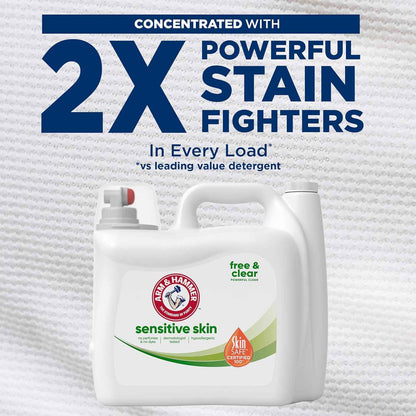 ARM & HAMMER Sensitive Skin, Liquid Laundry Detergent