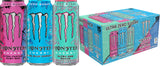 Monster Energy Ultra Variety Pack, Blue Hawaiian, Ultra Vice Guava, Ultra Fantasy Ruby Red, Sugar Free Energy Drink, 16 Ounce Can (Pack of 15)
