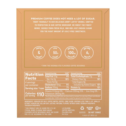 La_Colombe_Vanilla_Draft_Latte_-_9_Fl._Oz._4_Pack_-_100%_Arabica,_Single-Origin,_Brazilian_Cold_Brew_Coffee_with_Lactose-Free_Foamy_Milk,_Premium_Coffee_On_the_Go,_115mg_Natural_Caffeine