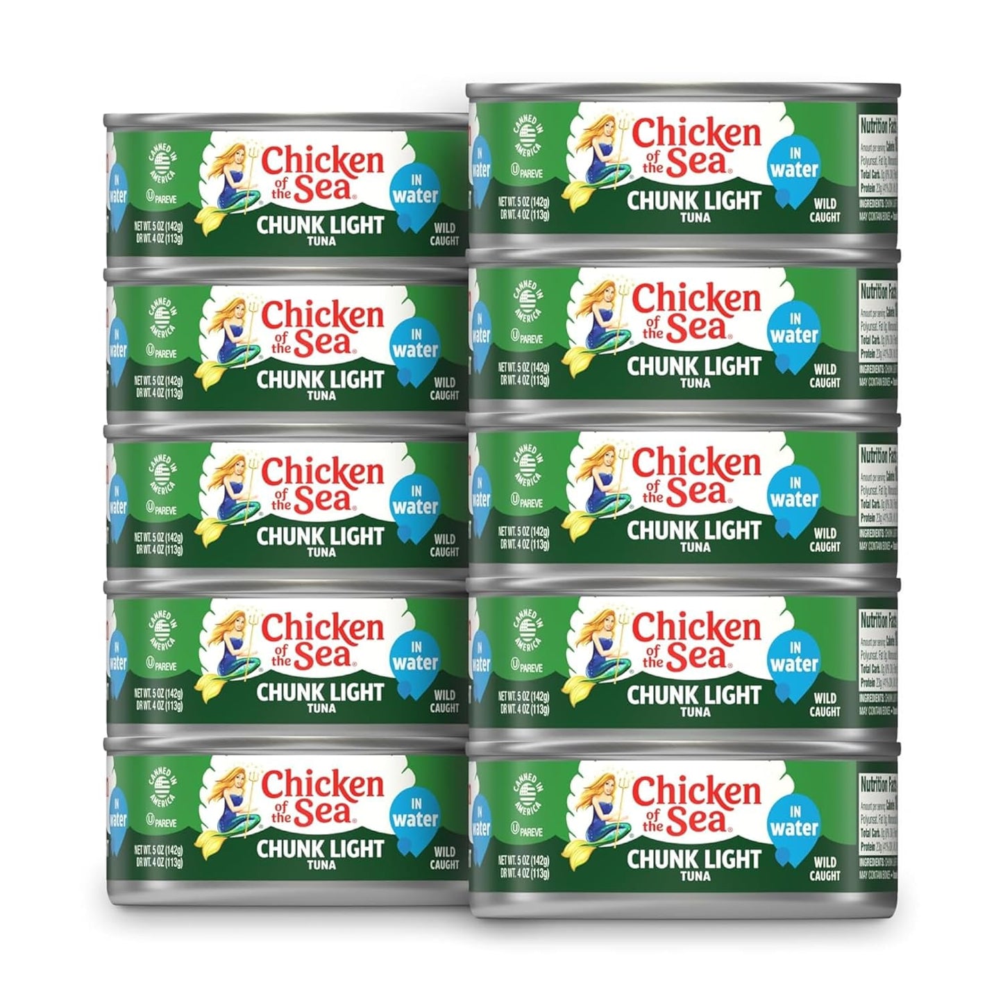 Chicken_of_the_Sea_Wild_Caught_Chunk_Light_Tuna,_5_Ounce_Cans,_10-Count_–_High_Protein_100%_Classic_Chunk_Tuna_in_Water_–_Delicious,_Easy,_Nutritious_Ready_to_Eat_Meals