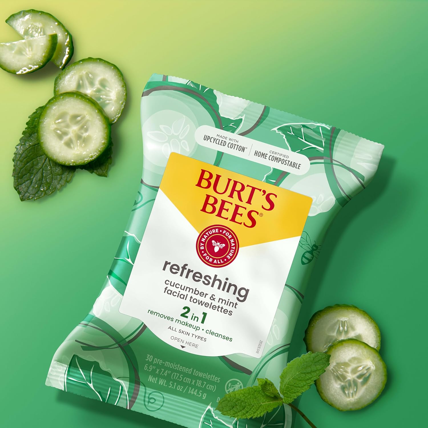 Burt's_Bees_Cucumber_&_Mint_Face_Wipes,_for_All_Skin_Types,_Refreshing_Makeup_Remover_&_Facial_Cleansing_Towelettes,_30_Ct._(3-Pack)