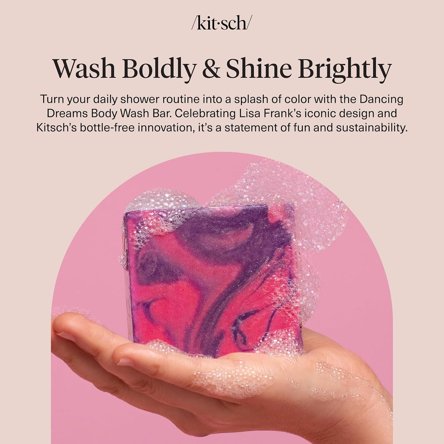 Kitsch_x_Lisa_Frank_Dancing_Dreams_Shea_Butter_Body_Wash_Bar_–_Gentle_Exfoliating_Body_Wash_with_Apricot_Seeds_–_Moisturizing_Bar_Soap_Cleanser_for_Soft,_Smooth_Skin_–_Eco-Friendly_Skin_Care_-_4oz