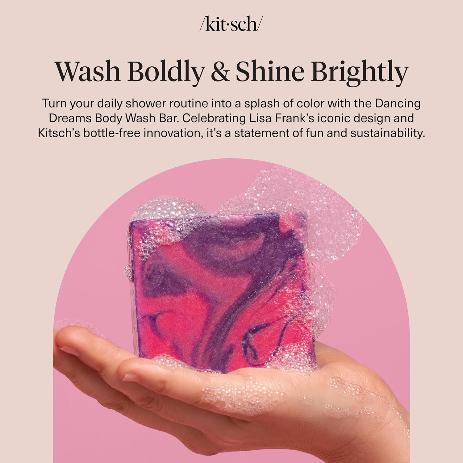 Kitsch_x_Lisa_Frank_Dancing_Dreams_Shea_Butter_Body_Wash_Bar_–_Gentle_Exfoliating_Body_Wash_with_Apricot_Seeds_–_Moisturizing_Bar_Soap_Cleanser_for_Soft,_Smooth_Skin_–_Eco-Friendly_Skin_Care_-_4oz