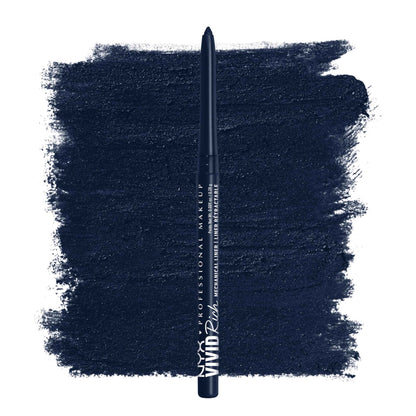 NYX PROFESSIONAL MAKEUP Vivid Rich Mechanical Eye Pencil, Vivid Rich Mechanical, Creamy Retractable Eyeliner - Brown Eyeliner