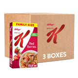 Kellogg's Special K Breakfast Cereal, Family Breakfast, Fiber Cereal, Family Size, Red Berries