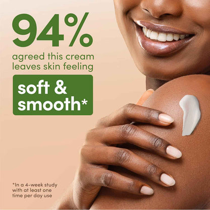 Aveeno Daily Moisturizing Cream with Prebiotic Oat & Shea Butter for Body, Face & Hands Moisturizer Cream, Hydrates Normal to Dry, Sensitive Skin, Fragrance Free, Non-Comedogenic, 20 oz