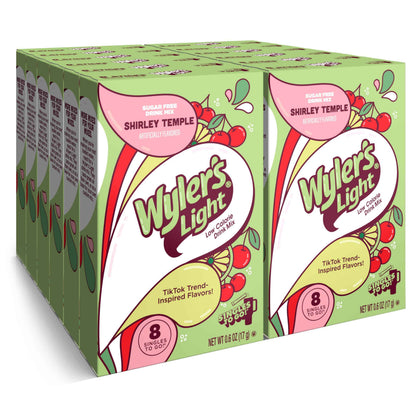 Wyler's Light Singles To Go Powder Packets, Water Drink Mix, 96 Servings, 8 Count x Pack of 12