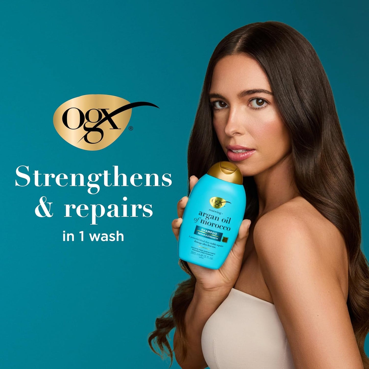 OGX_Renewing_+_Argan_Oil_of_Morocco_Shampoo,_Damage_Repairing_Shampoo_&_Argan_Oil_to_Help_Strengthen_&_Repair_Dry,_Damaged_Hair,_Paraben-Free,_Sulfate-Free_Surfactants,_13_fl._Oz