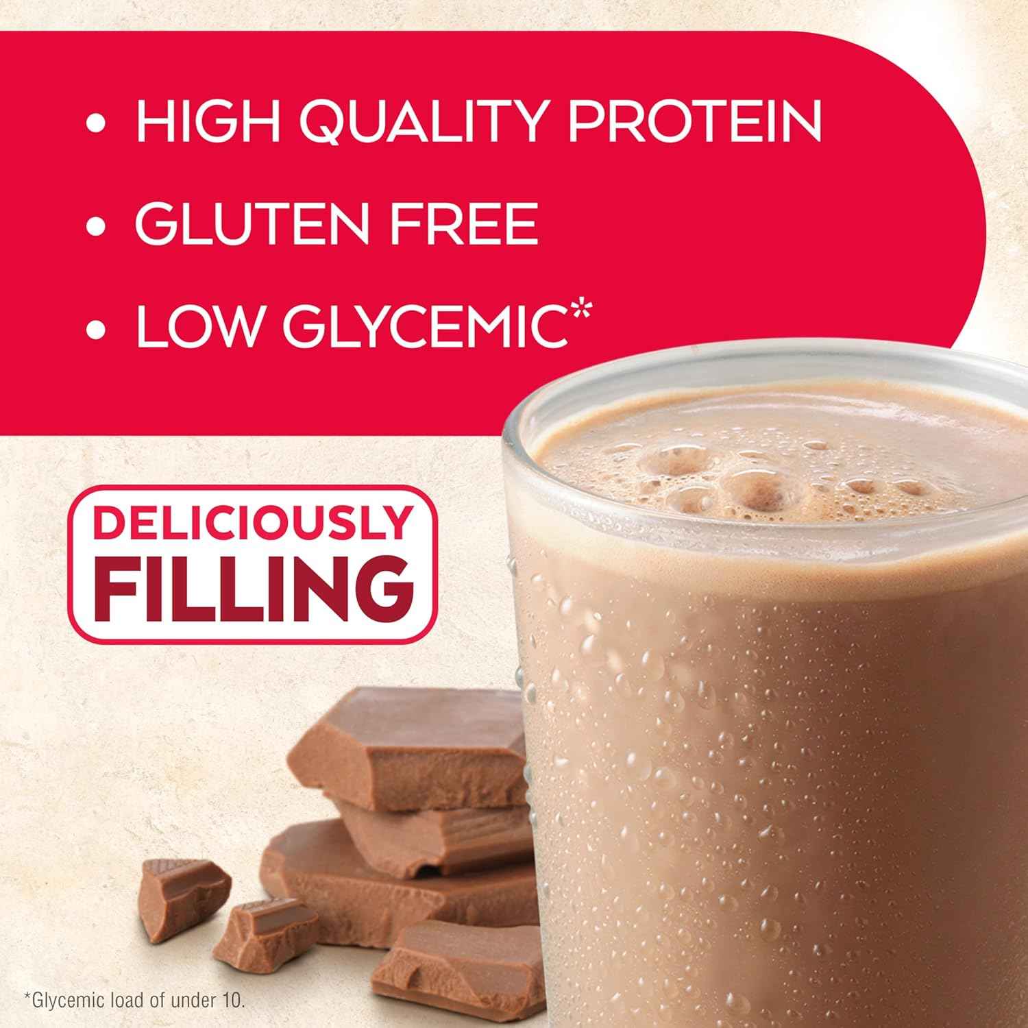 Atkins Creamy Chocolate Meal Size Protein Shake, 23g Protein, Low Glycemic, 4g Net Carb, 1g Sugar, Keto Friendly
