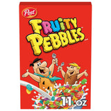 Fruity PEBBLES Cereal, Gluten Free for Kids, 19.5 OZ Family Size Box