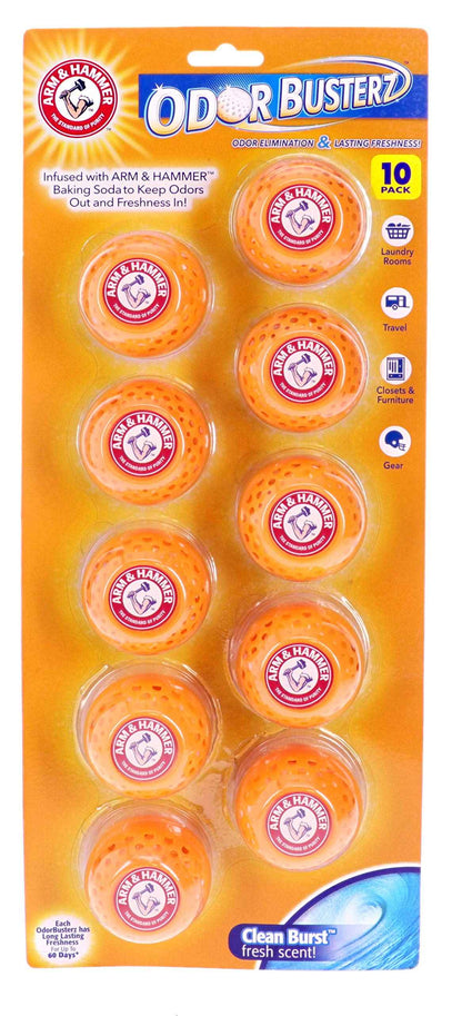 Arm & Hammer OdorBusterz® Odor Eliminator Balls – Baking Soda Odor Control for Closets, Drawers, Hampers & Small Spaces