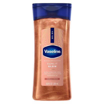 Vaseline_Glazed_and_Glisten_Sunlit_Glow_Body_Gel_Oil_Vanilla_Cocoa_Shimmering_with_Ultra-Hydrating_Lipids_and_100%_Pure_Cocoa_Butter,_6.8_Oz