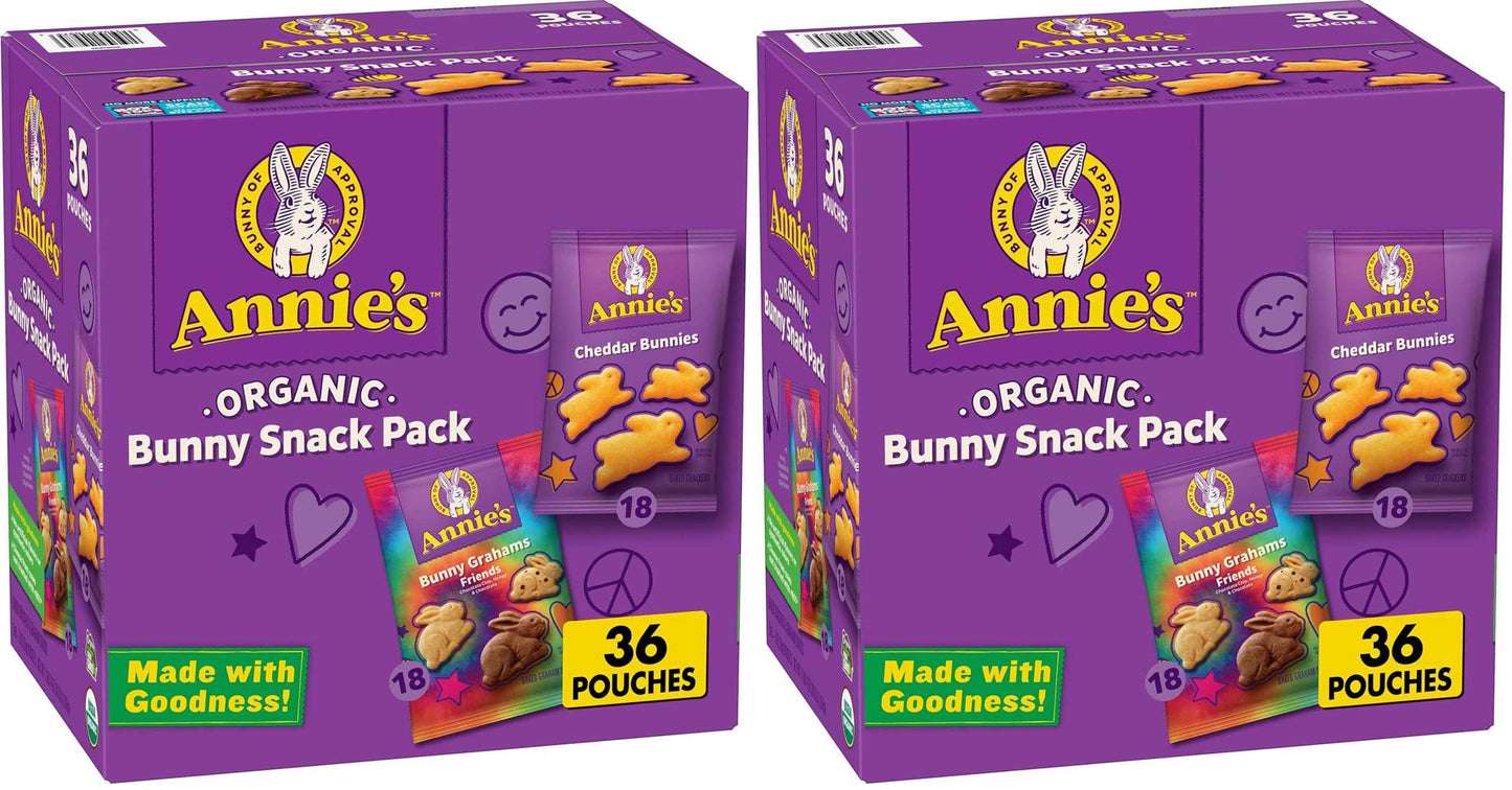 Annie's Organic Bunny Grahams Snacks, Neapolitan, 7.5 oz - Easter Day