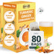 Turmeric Ginger Cinnamon Tea - 80 Tea Bags (Pack of 2)