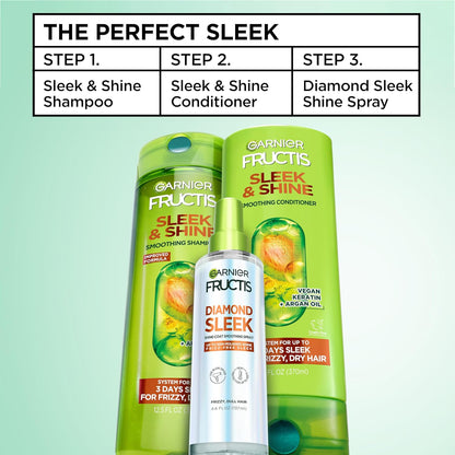 Garnier_Fructis_Diamond_Sleek_Hair_Shine_Spray,_Frizz_Control_and_Heat_Protectant_for_Frizzy,_Dry_Hair,_Formulated_with_Vegan_Keratin_Smoothing_Complex_and_Argan_Oil,_4.6_Fl_Oz