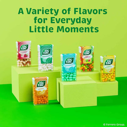 Tic Tac Fruit Adventure, On-the-Go Pocket-Sized Mints, 200 pieces, 4 Bottle Packs, 3.4 oz Each