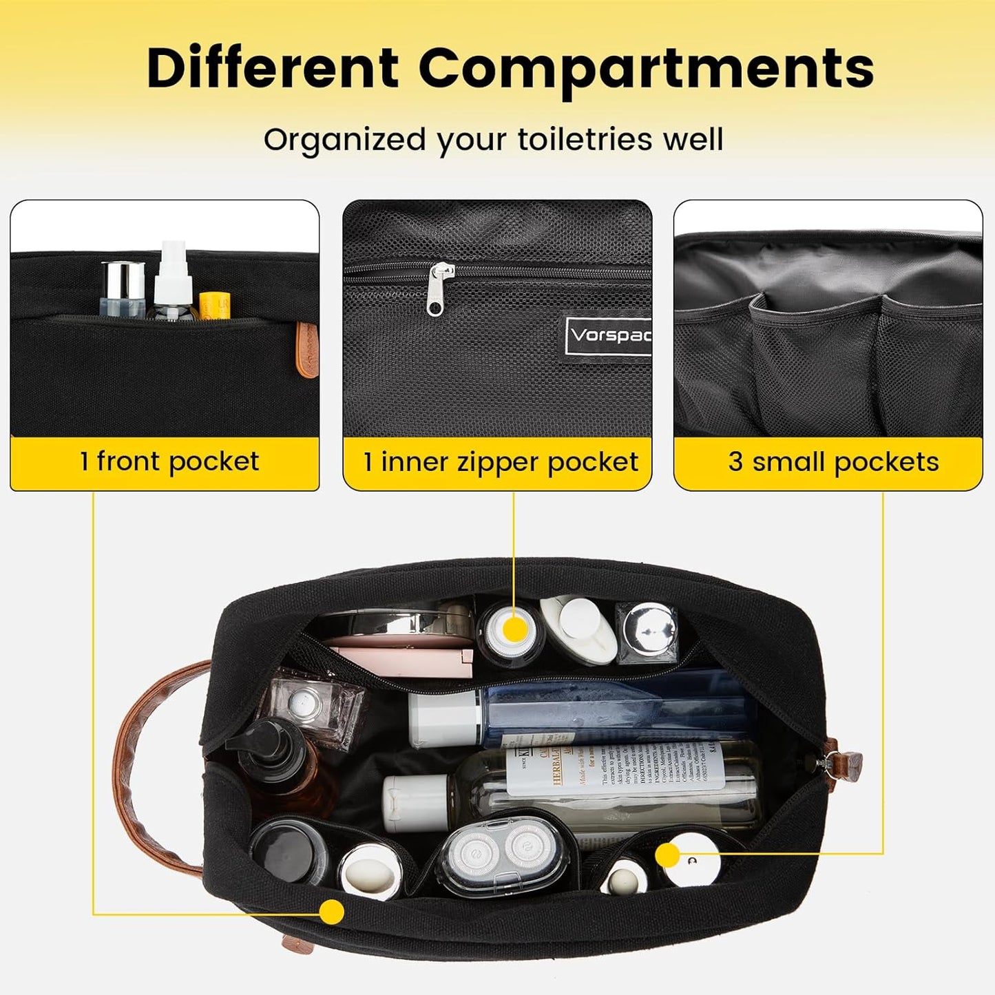 Vorspack_Travel_Toiletry_Bag_-_Hanging_Toiletry_Bag_for_Men_Water_Resistant_Canvas_Shaving_Bag_with_Large_Capacity_for_Travel_-_Black