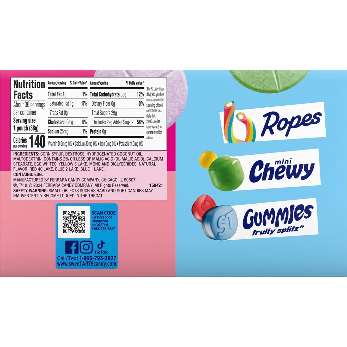SweeTARTS_Giant_Chewy_Candy,_Sweet_and_Tart,_1.35_oz,_36_count
