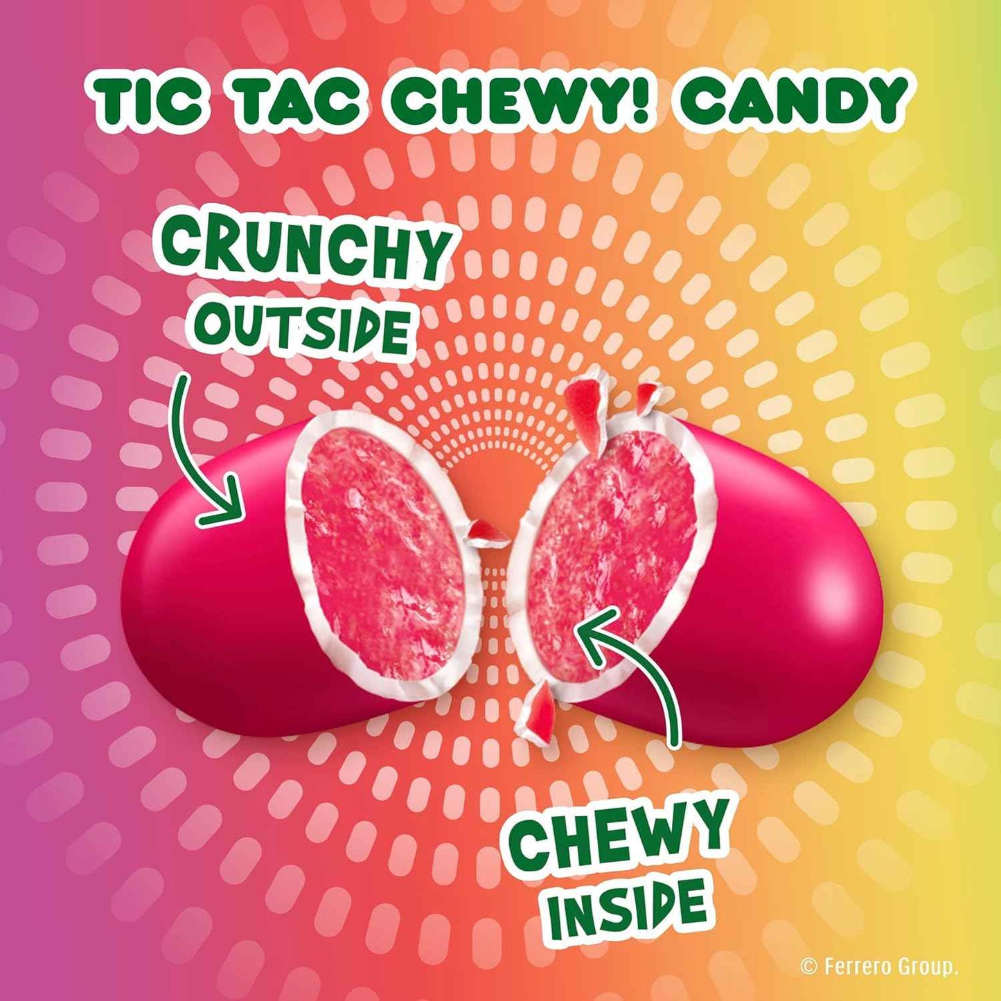 TIC TAC CHEWY! Fruit Adventure Candy, Fruity Chewy Candy, 3.4 oz (Packaging May Vary)