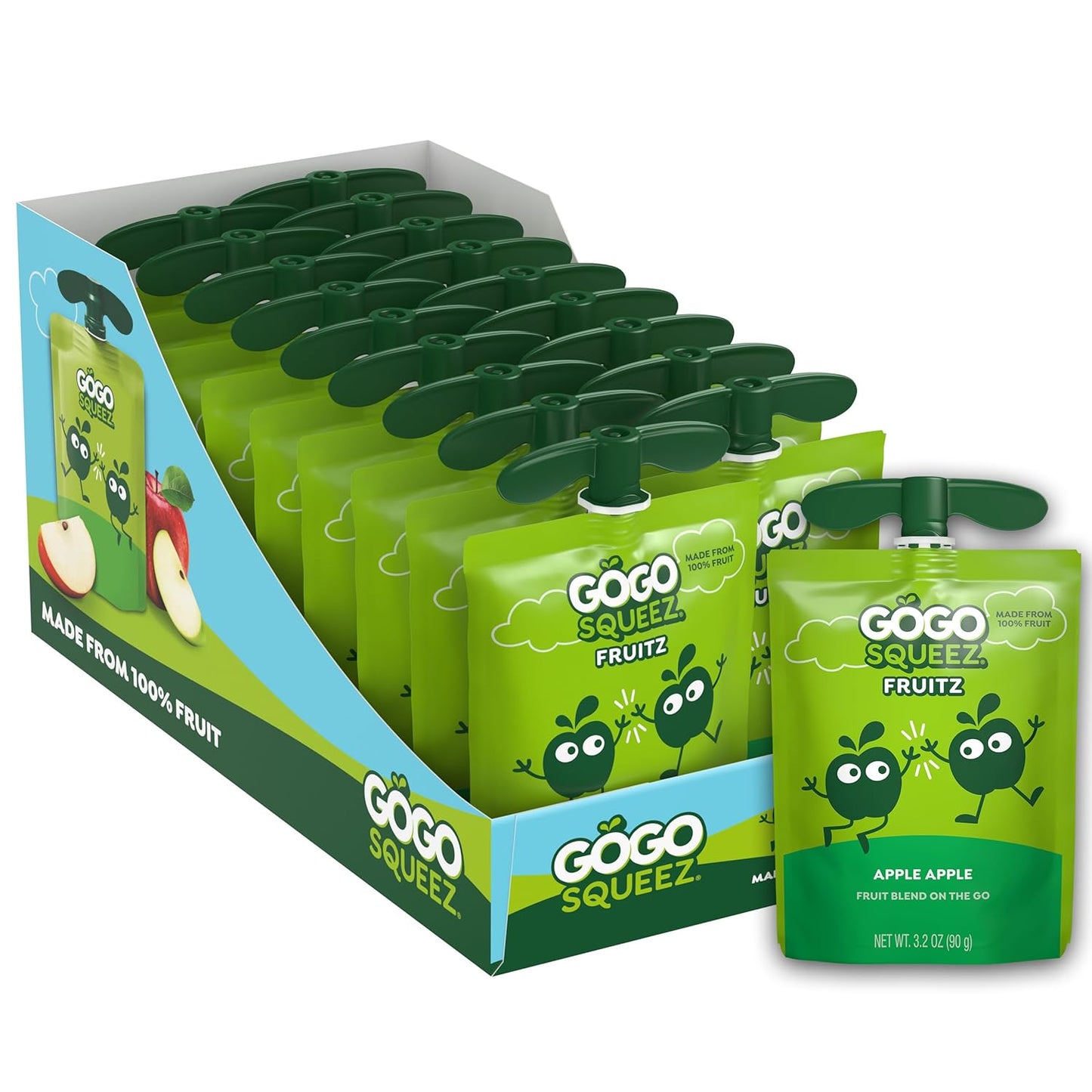 GoGo_squeeZ_Applesauce_and_Fruit_Puree,_Apple_Apple,_3.2_oz_(Pack_of_18),_Unsweetened_Fruit_Snacks_for_Kids,_Gluten_Free,_Nut_Free_and_Dairy_Free,_Recloseable_Cap,_BPA_Free_Pouches