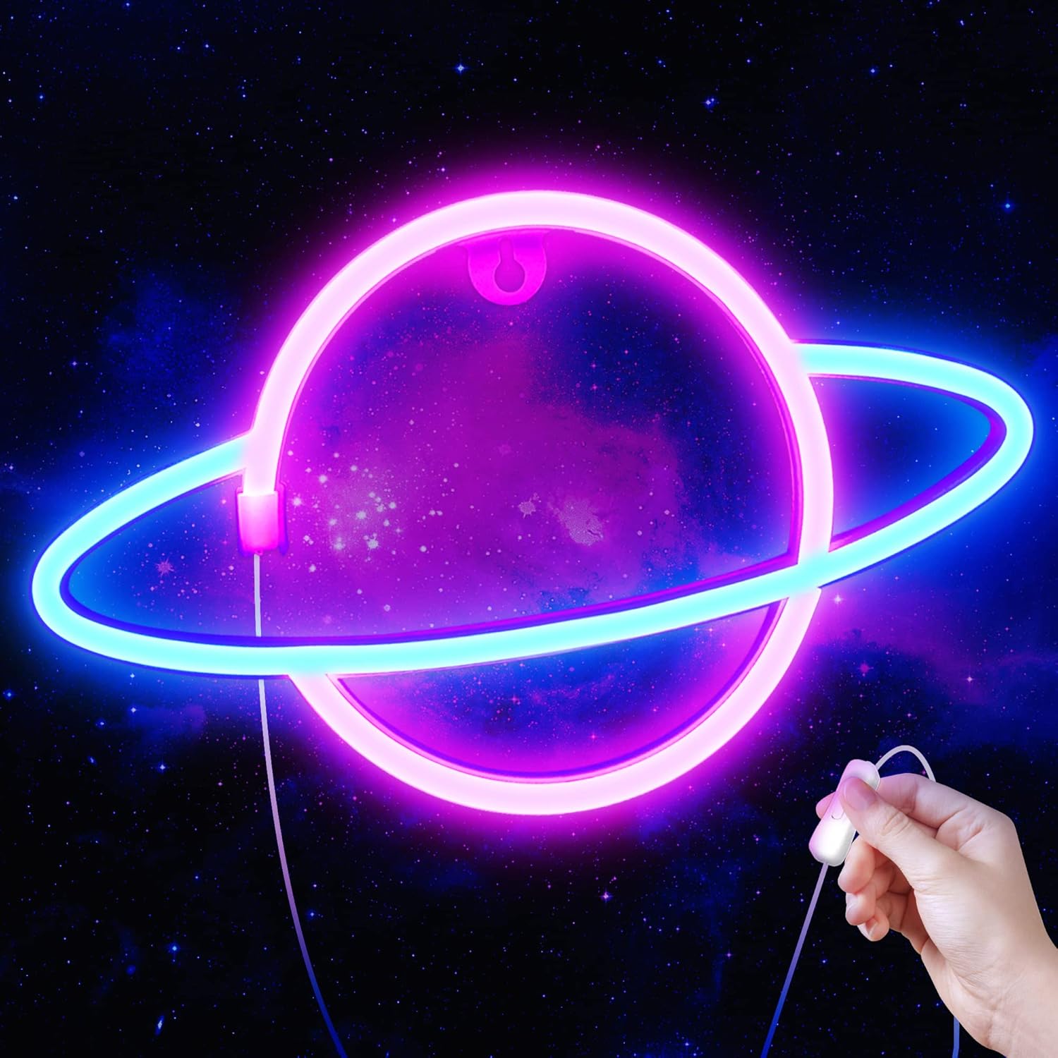 Lumoonosity_Planet_Neon_Sign_-_USB_Powered_Saturn_LED_Light_with_On/Off_Switch,_Planet_Led_Sign_for_Wall_Decor_-_Aesthetic_Hanging_Saturn_Neon_Light_for_Bedroom,_Gaming_Room