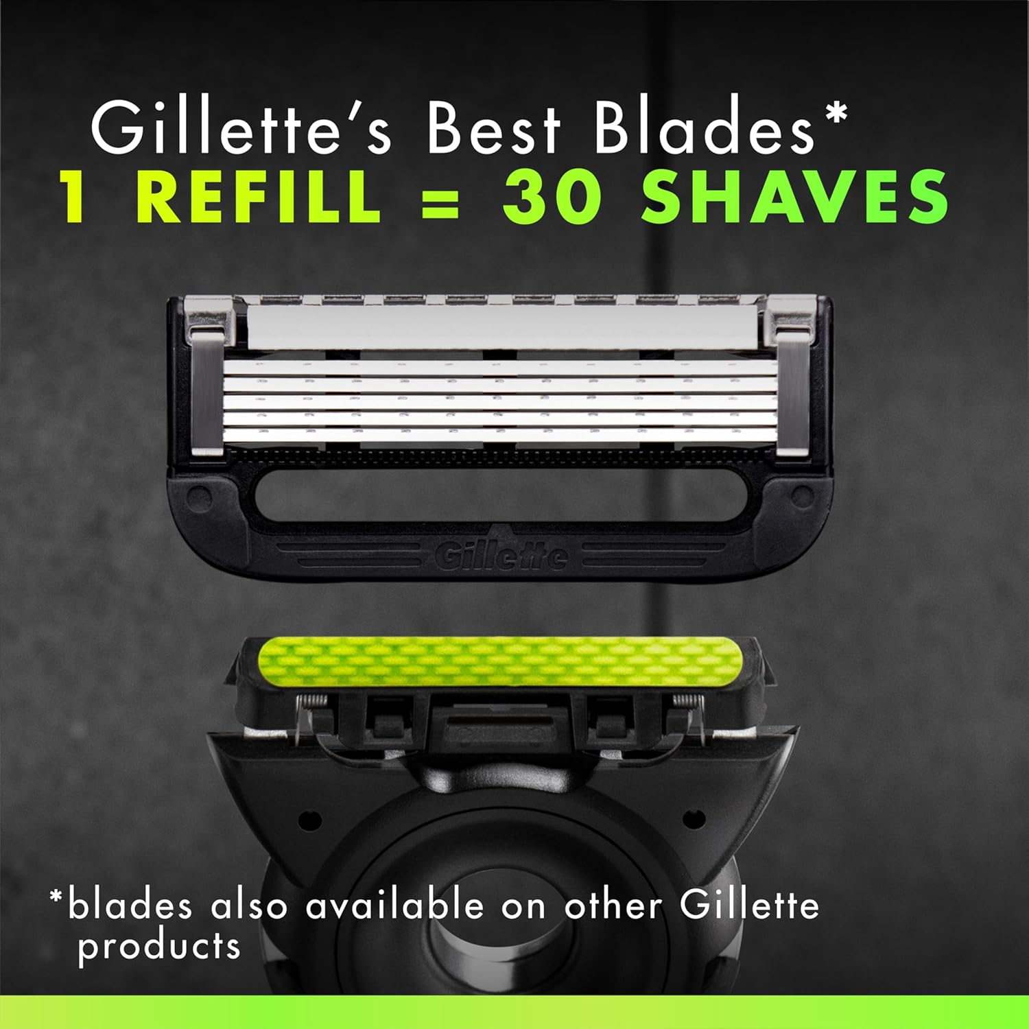 GilletteLabs_Men's_Shaving_Razor_with_Exfoliating_Bar,_1_Handle,_4_Blade_Refills,_Magnetic_Stand