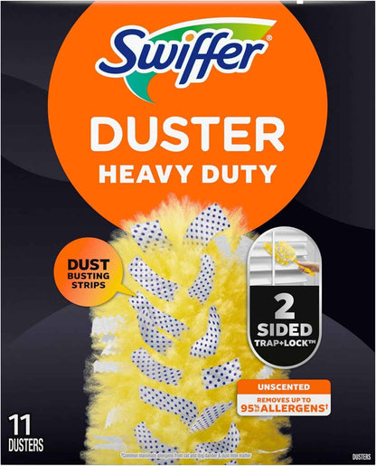 Swiffer Dusters Heavy Duty Multi-Surface Duster Refills for Cleaning, Unscented