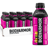 BODYARMOR Sports Drink, Tropical Passionfruit, Electrolyte Drink Hydration, 16 Fl Oz Bottles (12 Pack), Flavored Coconut Water with B Vitamins & Antioxidants
